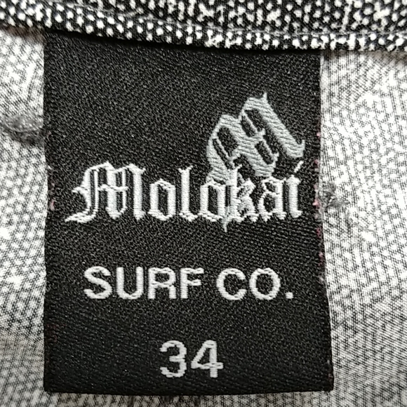 Molokai Surf Co. Shorts/Swimwear  sz 34 - Picture 4 of 6